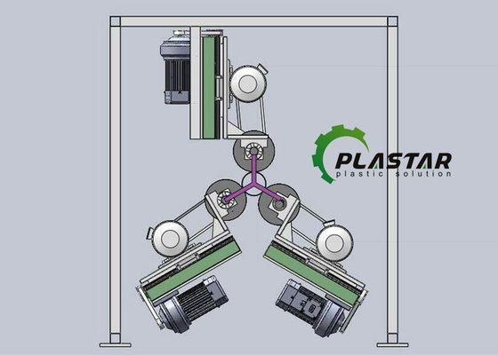 Machine à sous automatique de tuyau de PVC pour 3 20 le tuyau de PVC de pouce UPVC