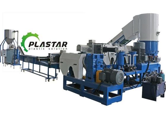 Machine de réutilisation 1000kg/H de pelletisation de plastique polyéthylène de film du consommateur de courrier